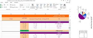 فایل اکسل محاسبه بودجه برنامه بازاریابی